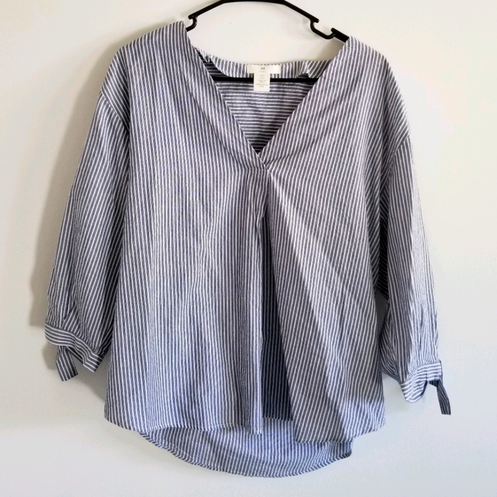 H&M striped summer blouse